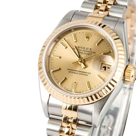 rolex classic oyster 2 tone women& 39|rolex two tone oyster perpetual.